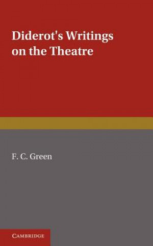 Livre Diderot's Writings on the Theatre F. C. Green