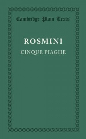 Book Cinque piaghe Antonio Rosmini-Serbati