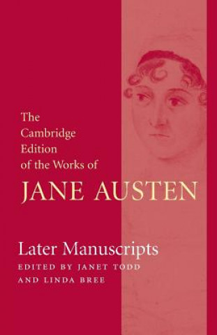 Libro Later Manuscripts Jane AustenJanet ToddLinda Bree
