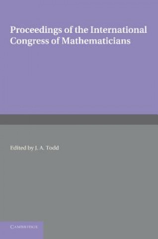 Book Proceedings of the International Congress of Mathematicians J. A. Todd