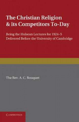 Book Christian Religion and its Competitors Today A. C. Bouquet