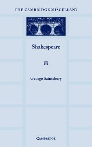 Książka Shakespeare George Saintsbury