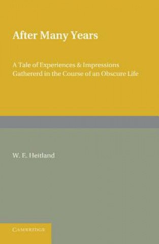 Könyv After Many Years William Emerton Heitland