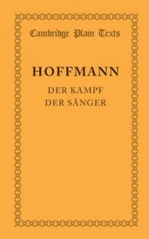 Kniha Der Kampf der Sanger E. T. A. Hoffmann