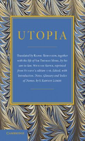 Knjiga Utopia Thomas MoreRaphe RobynsonJ. Rawson Lumby