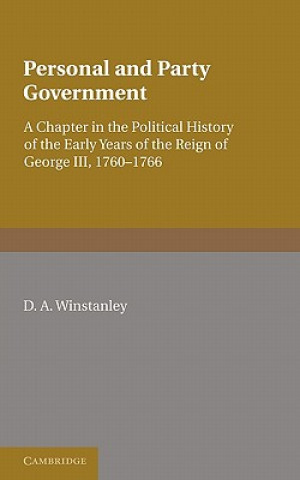 Kniha Personal and Party Government D. A. Winstanley