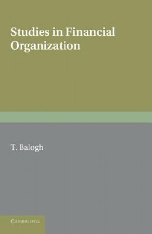 Książka Studies in Financial Organization T. Balogh