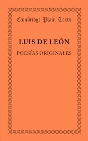 Książka Poesias originales Luis de Leon