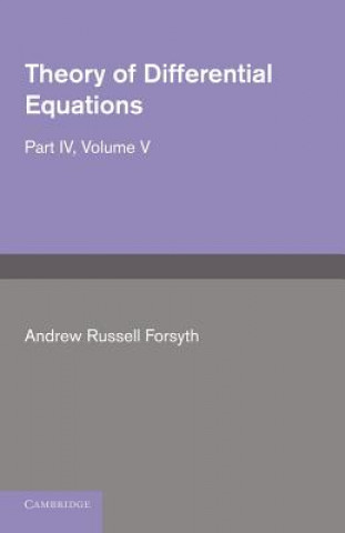 Carte Theory of Differential Equations Andrew Russell Forsyth
