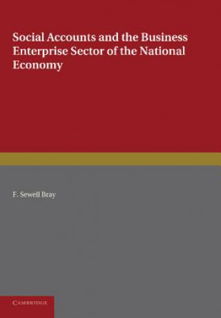 Kniha Social Accounts and the Business Enterprise Sector of the National Economy F. Sewell Bray