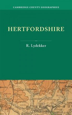Carte Hertfordshire R. Lydekker