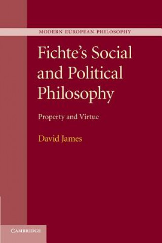 Kniha Fichte's Social and Political Philosophy David James