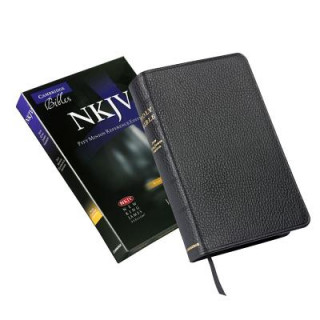 Książka NKJV Pitt Minion Reference Bible, Black Calf Split Leather, Red-letter Text, NK444:XR 