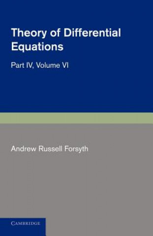 Kniha Theory of Differential Equations Andrew Russell Forsyth