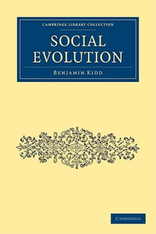 Kniha Social Evolution Benjamin Kidd