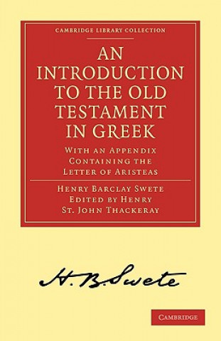 Книга Introduction to the Old Testament in Greek Henry Barclay SweteHenry St. John Thackeray