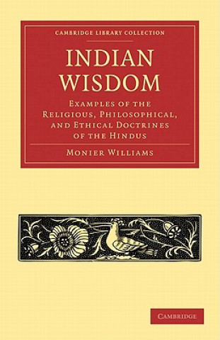 Kniha Indian Wisdom Monier Williams