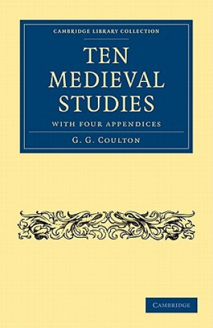 Livre Ten Medieval Studies G. G. Coulton