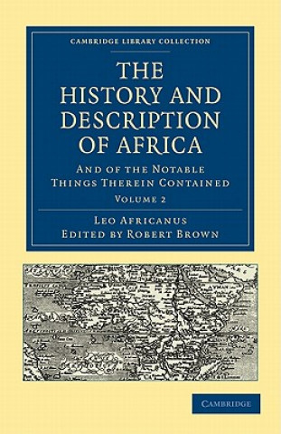 Książka History and Description of Africa Leo AfricanusRobert BrownJohn Pory