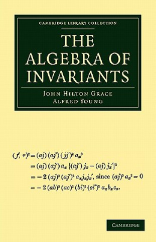 Kniha Algebra of Invariants John Hilton GraceAlfred Young