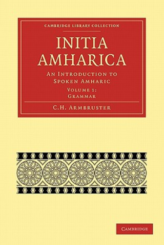 Book Initia Amharica C. H. Armbruster