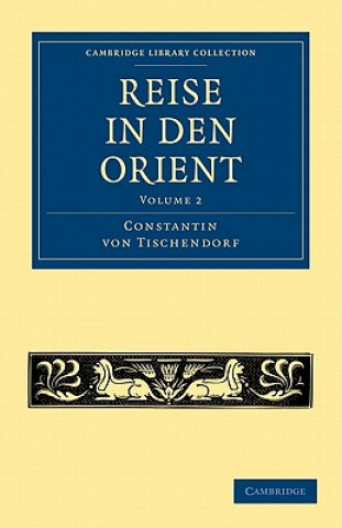 Książka Reise in den Orient Constantin von Tischendorf