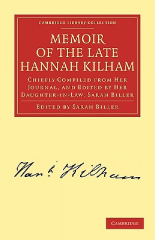 Carte Memoir of the Late Hannah Kilham Hannah KilhamSarah Biller