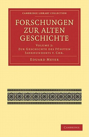 Carte Forschungen zur Alten Geschichte Eduard Meyer