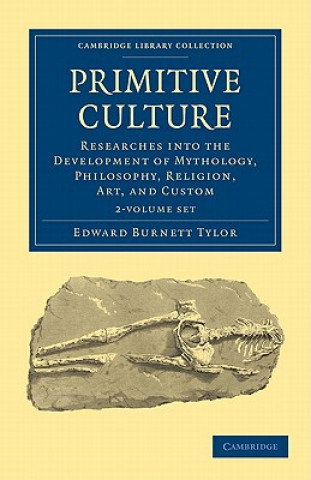 Livre Primitive Culture 2 Volume Set Edward Burnett Tylor