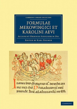 Kniha Formulae Merowingici et Karolini Aevi Karl Zeumer