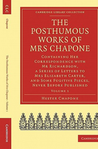 Livre Posthumous Works of Mrs Chapone Hester Chapone