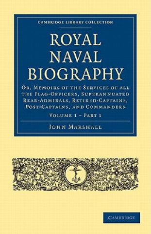 Książka Royal Naval Biography John Marshall