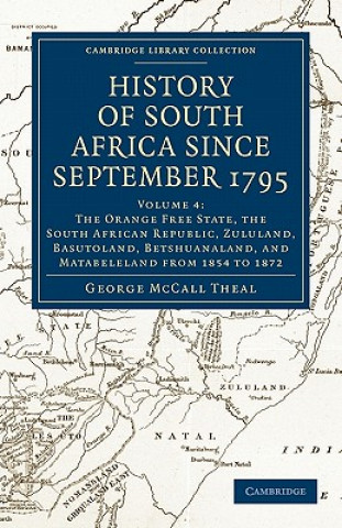 Livre History of South Africa since September 1795 George McCall Theal