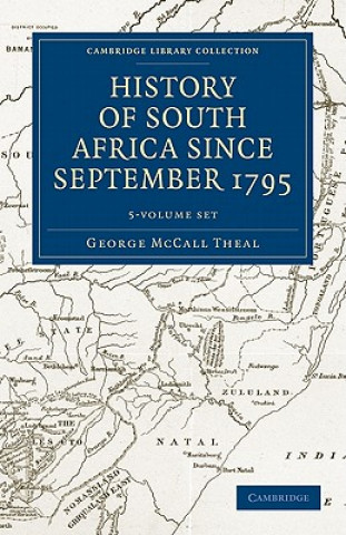 Book History of South Africa since September 1795 5 Volume Set George McCall Theal