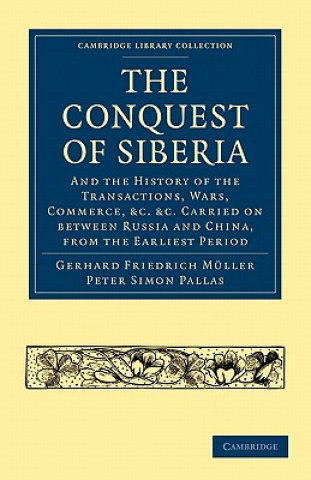 Kniha Conquest of Siberia Gerhard Friedrich MüllerPeter Simon Pallas