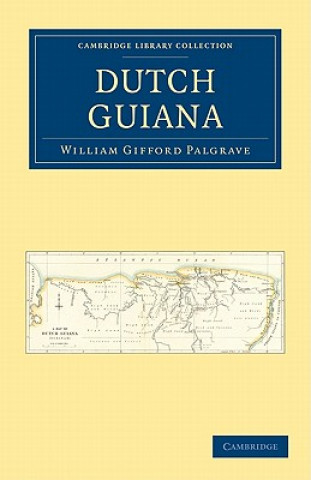 Carte Dutch Guiana William Gifford Palgrave