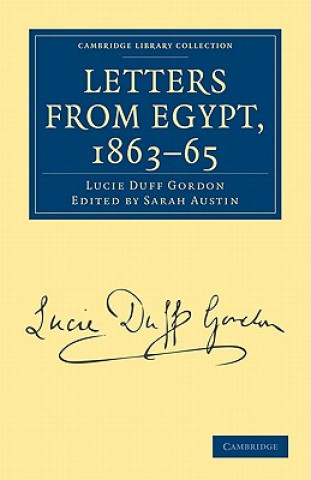 Kniha Letters from Egypt, 1863-65 Lucie Duff GordonSarah Austin