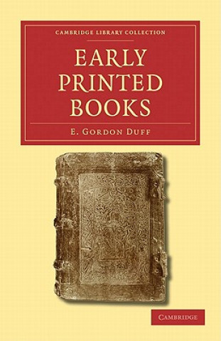 Książka Early Printed Books E. Gordon Duff