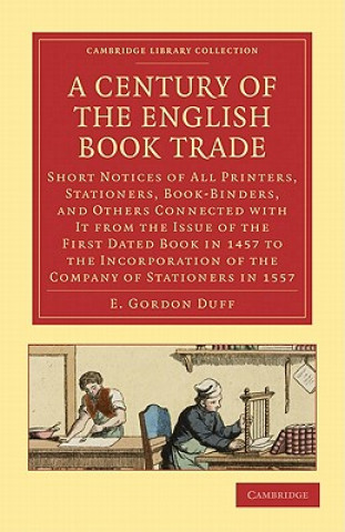 Carte Century of the English Book Trade E. Gordon Duff