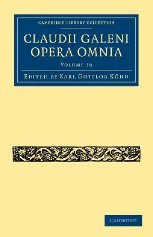 Knjiga Claudii Galeni Opera Omnia Karl Gottlob Kühn