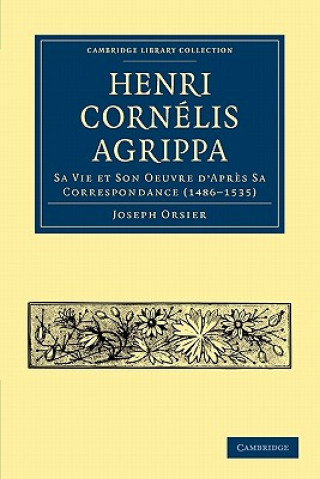 Kniha Henri Cornelis Agrippa Joseph Orsier