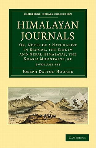 Carte Himalayan Journals 2 Volume Set Joseph Dalton Hooker