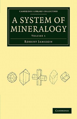 Kniha System of Mineralogy Robert Jameson