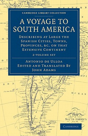 Książka Voyage to South America 2 Volume Set Antonio de UlloaJohn Adams