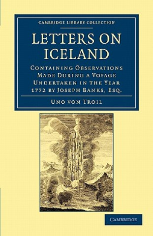 Książka Letters on Iceland Uno von Troil