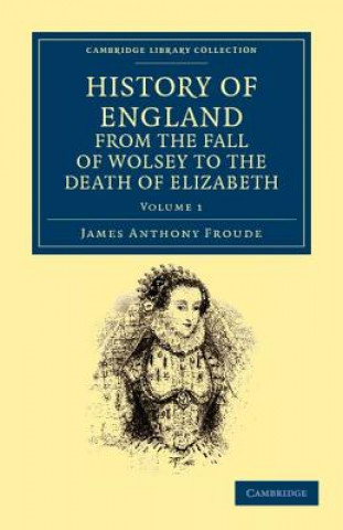 Kniha History of England from the Fall of Wolsey to the Death of Elizabeth James Anthony Froude