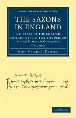 Kniha Saxons in England John Mitchell Kemble