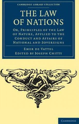 Carte Law of Nations Emmerich de VattelJoseph Chitty