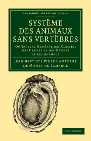 Carte Systeme des animaux sans vertebres Jean Baptiste Pierre Antoine de Monet de Lamarck
