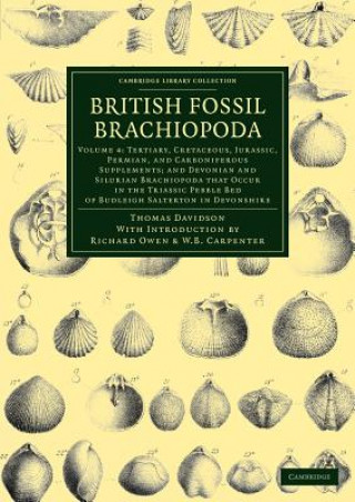 Kniha British Fossil Brachiopoda Thomas DavidsonRichard OwenWilliam Benjamin Carpenter